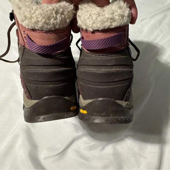 Merrell Winterlude 6  Hiking Boots Brown/Raspberry Vibram Size 6 - Picture 4 of 15
